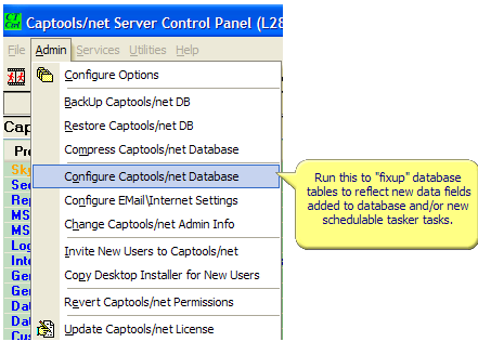 DatabaseTableReadError